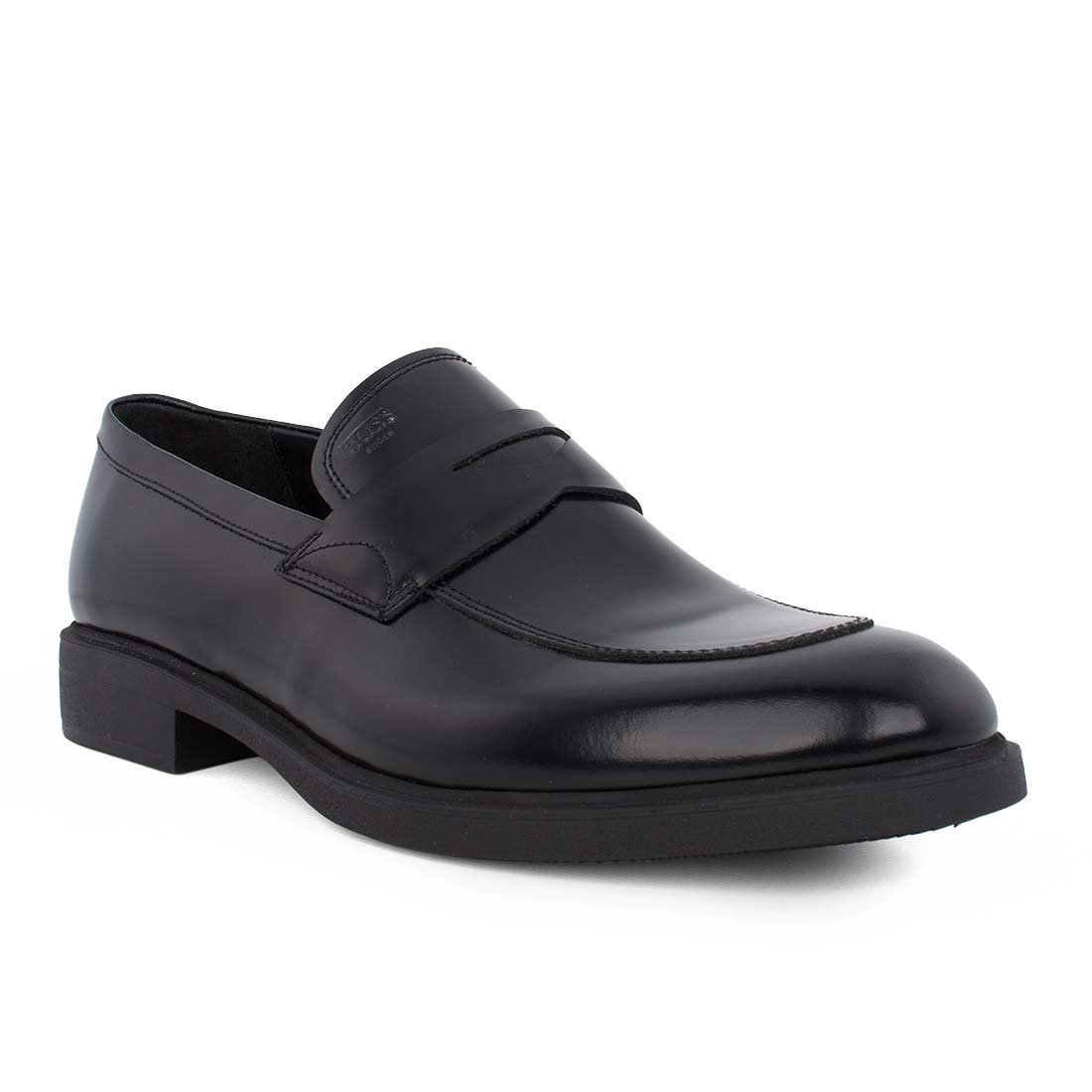 BOSS SHOES ΑΝΔΡΙΚΑ ΔΕΡΜΑΤΙΝΑ LOAFERS C7794 BLACK FLORENTIC - Image 2
