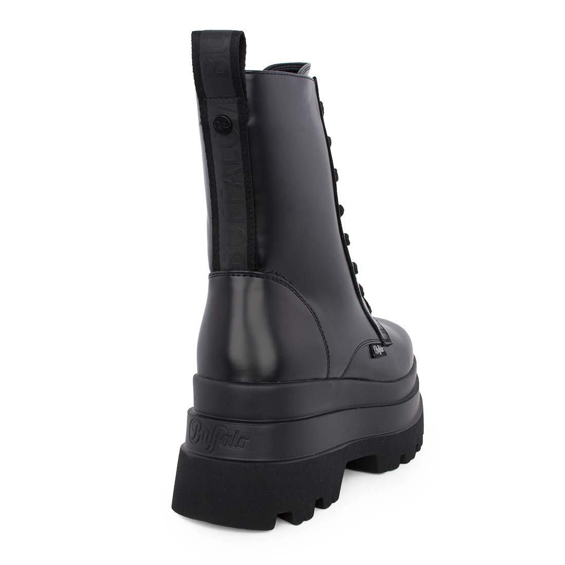 BUFFALO ΓΥΝΑΙΚΕΙΑ ΑΡΒΥΛΑΚΙΑ JUPITER LACE UP MID BLACK - Image 4