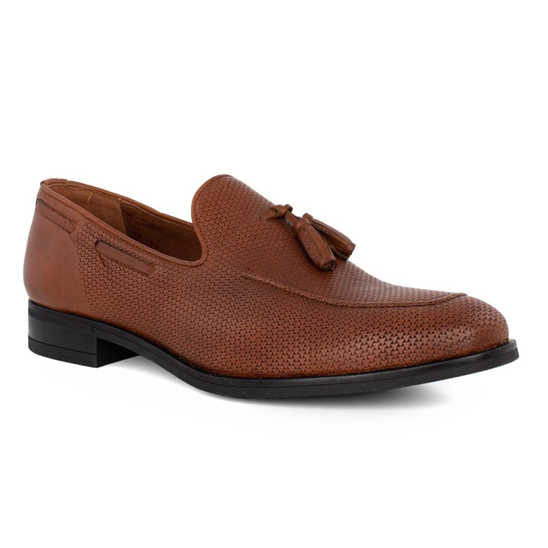 ROBINSON SHOES ΑΝΔΡΙΚΑ ΔΕΡΜΑΤΙΝΑ LOAFERS 64625 ΤΑΜΠΑ - Image 2