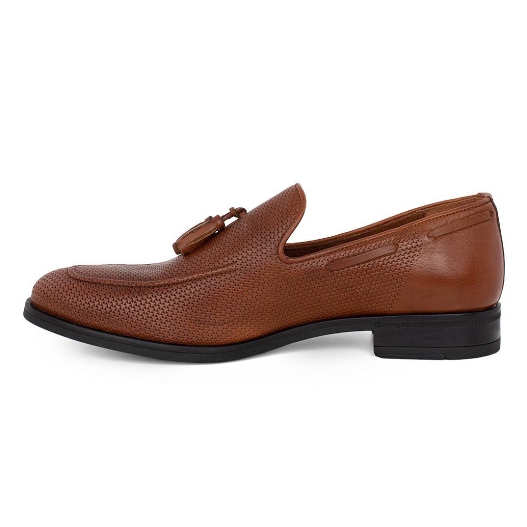 ROBINSON SHOES ΑΝΔΡΙΚΑ ΔΕΡΜΑΤΙΝΑ LOAFERS 64625 ΤΑΜΠΑ - Image 3