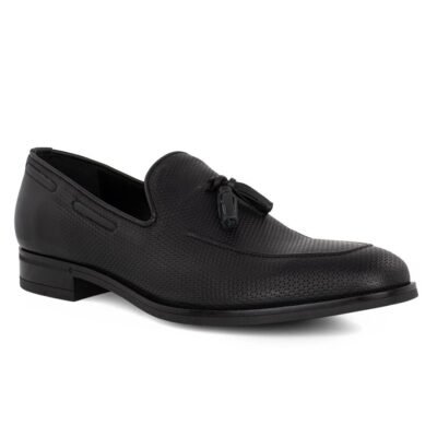 ROBINSON SHOES ΑΝΔΡΙΚΑ ΔΕΡΜΑΤΙΝΑ LOAFERS 64625 ΜΑΥΡΑ - Image 2
