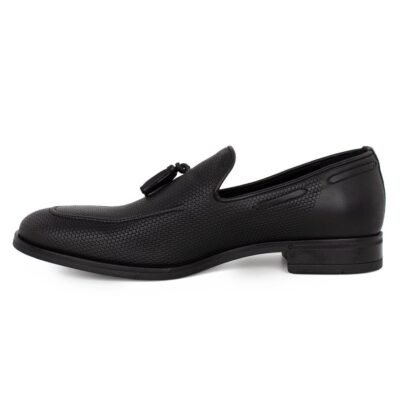 ROBINSON SHOES ΑΝΔΡΙΚΑ ΔΕΡΜΑΤΙΝΑ LOAFERS 64625 ΜΑΥΡΑ - Image 3