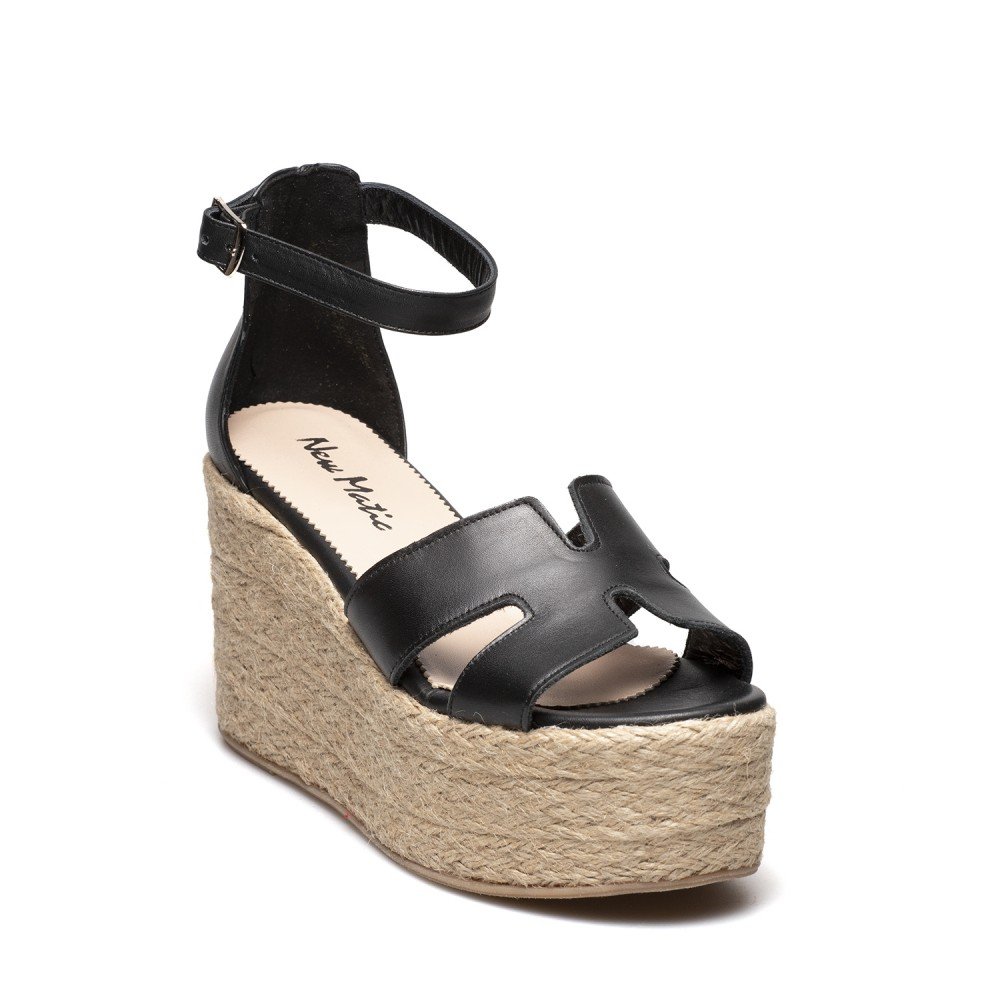 NEW MATIC ΓΥΝΑΙΚΕΙΕΣ ΔΕΡΜΑΤΙΝΕΣ ΠΛΑΤΦΟΡΜΕΣ ART. 91 ΜΑΥΡΕΣ - Image 2