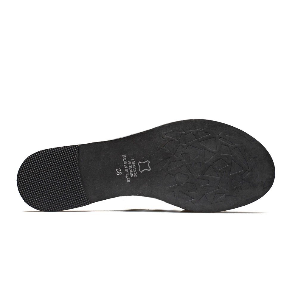 FARDOULIS ΓΥΝΑΙΚΕΙΑ ΔΕΡΜΑΤΙΝΑ FLAT ΣΑΝΔΑΛΙΑ ΣΧ. 246 ΜΑΥΡΑ/ΜΠΡΟΝΖΕ - Image 4