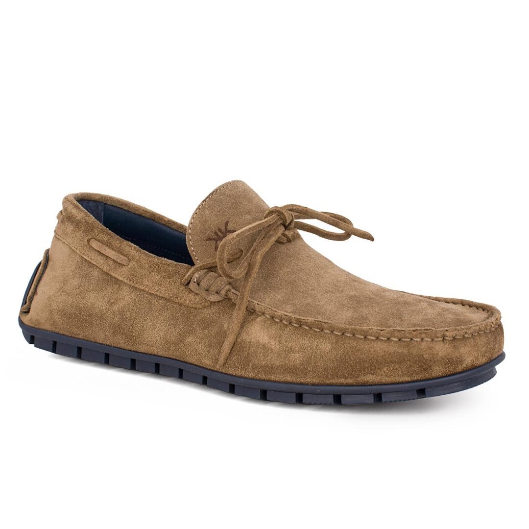 KRICKET ΑΝΔΡΙΚΑ ΔΕΡΜΑΤΙΝΑ DRIVER ΜΟΚΑΣΙΝΙΑ 24K-5000-2 TAUPE - Image 2