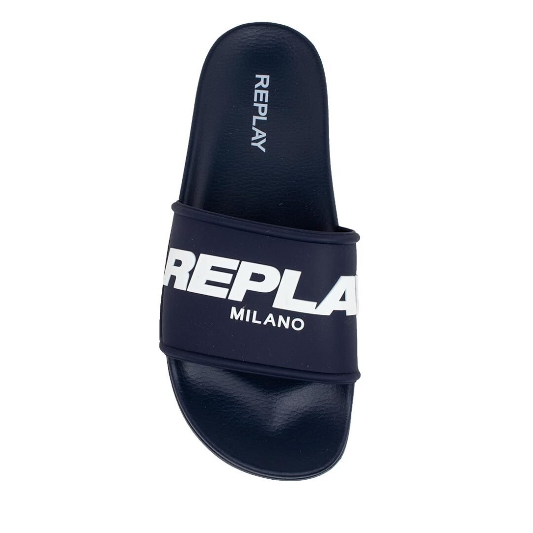 REPLAY ΑΝΔΡΙΚΑ SLIDES UP EMBOSS RF1A0042S 040 NAVY - Image 5