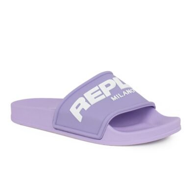 REPLAY ΓΥΝΑΙΚΕΙΑ SLIDES UP W EMBOSS RF1B0026S 032 LILAC - Image 2