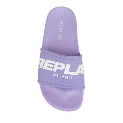 REPLAY ΓΥΝΑΙΚΕΙΑ SLIDES UP W EMBOSS RF1B0026S 032 LILAC - Image 5