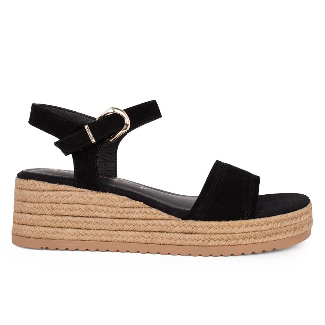 TAMARIS ΓΥΝΑΙΚΕΙΕΣ ΔΕΡΜΑΤΙΝΕΣ ΠΛΑΤΦΟΡΜΕΣ 1-28061-42 001 BLACK