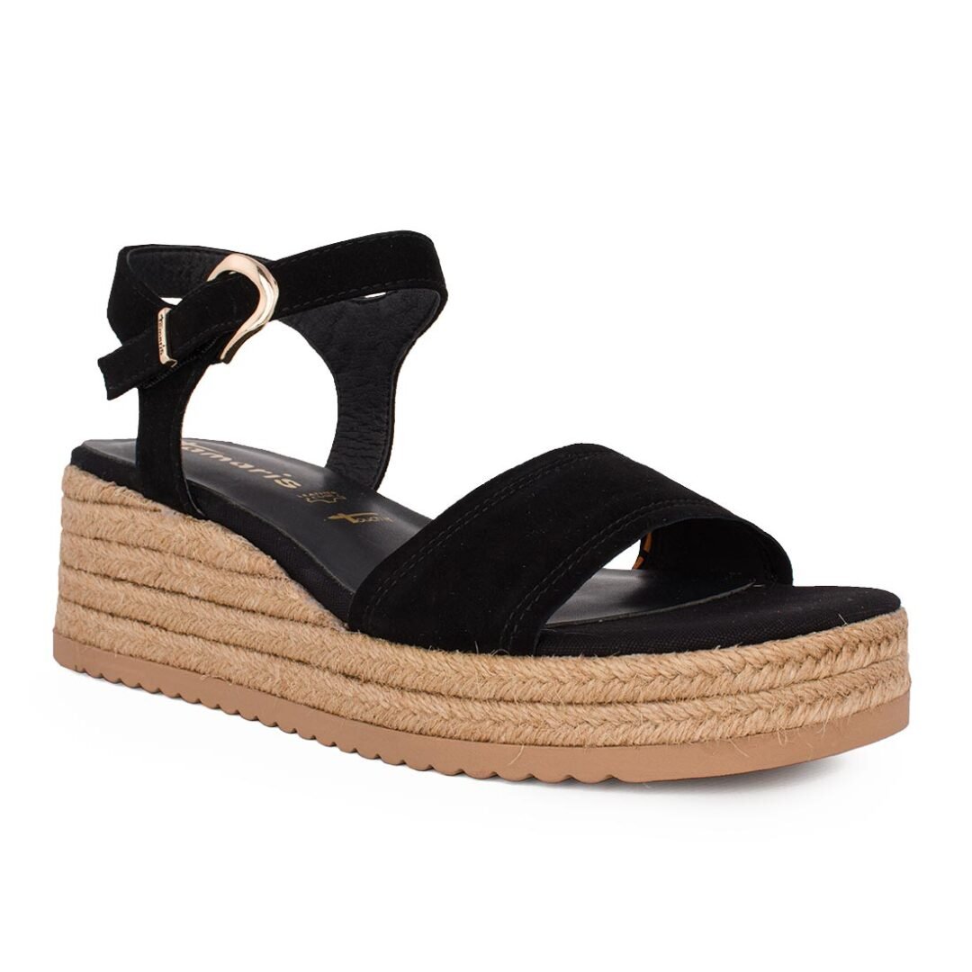 TAMARIS ΓΥΝΑΙΚΕΙΕΣ ΔΕΡΜΑΤΙΝΕΣ ΠΛΑΤΦΟΡΜΕΣ 1-28061-42 001 BLACK - Image 2