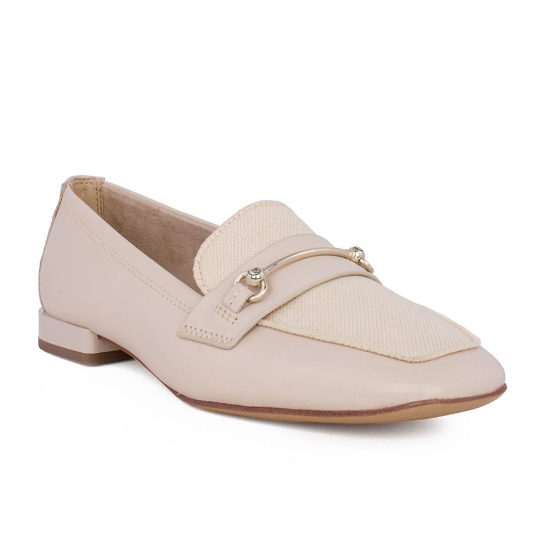 TAMARIS ΓΥΝΑΙΚΕΙΑ ΔΕΡΜΑΤΙΝΑ LOAFERS 1-24224-42 418 IVORY - Image 2