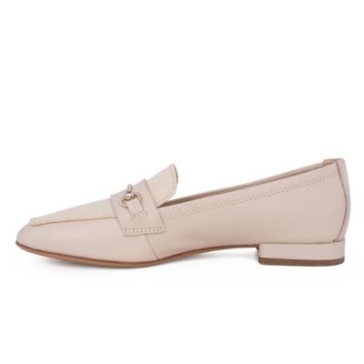 TAMARIS ΓΥΝΑΙΚΕΙΑ ΔΕΡΜΑΤΙΝΑ LOAFERS 1-24224-42 418 IVORY - Image 3