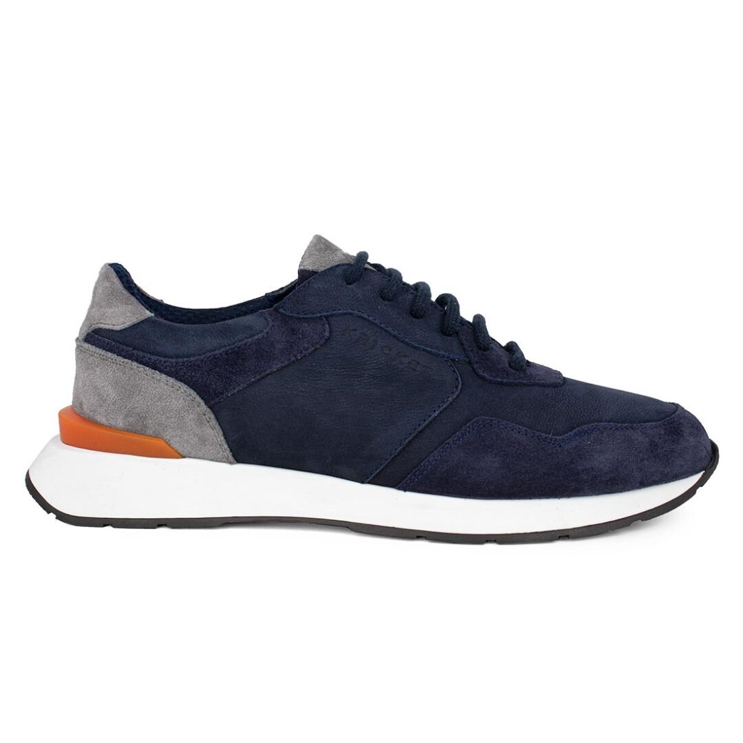 KRICKET ΑΝΔΡΙΚΑ ΔΕΡΜΑΤΙΝΑ SNEAKERS 23K3003 BLUE NUBUCK
