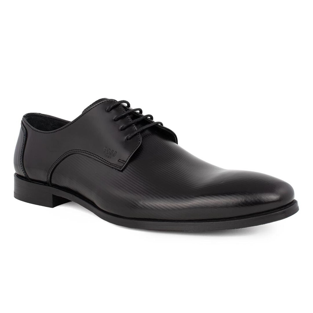 BOSS SHOES ΑΝΔΡΙΚΑ ΔΕΡΜΑΤΙΝΑ ΚΛΑΣΙΚΑ ΠΑΠΟΥΤΣΙΑ V4972 BLACK RAMON - Image 2