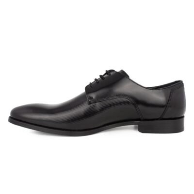 BOSS SHOES ΑΝΔΡΙΚΑ ΔΕΡΜΑΤΙΝΑ ΚΛΑΣΙΚΑ ΠΑΠΟΥΤΣΙΑ V4972 BLACK RAMON - Image 3