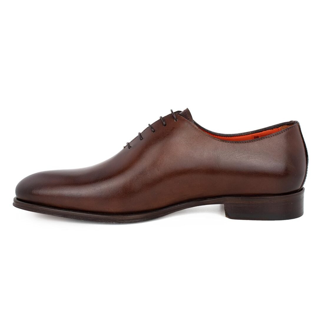 PERLAMODA ΑΝΔΡΙΚΑ ΔΕΡΜΑΤΙΝΑ ΚΛΑΣΙΚΑ ΜΕ ΔΕΡΜΑΤΙΝΗ ΣΟΛΑ 106Α MARRONE - Image 3