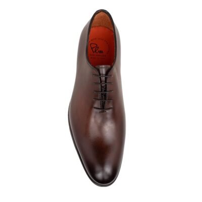 PERLAMODA ΑΝΔΡΙΚΑ ΔΕΡΜΑΤΙΝΑ ΚΛΑΣΙΚΑ ΜΕ ΔΕΡΜΑΤΙΝΗ ΣΟΛΑ 106Α MARRONE - Image 5