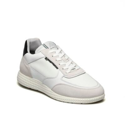 AMBITIOUS ΑΝΔΡΙΚΑ ΔΕΡΜΑΤΙΝΑ SNEAKERS 11458-4838AM ΛΕΥΚΑ - Image 2