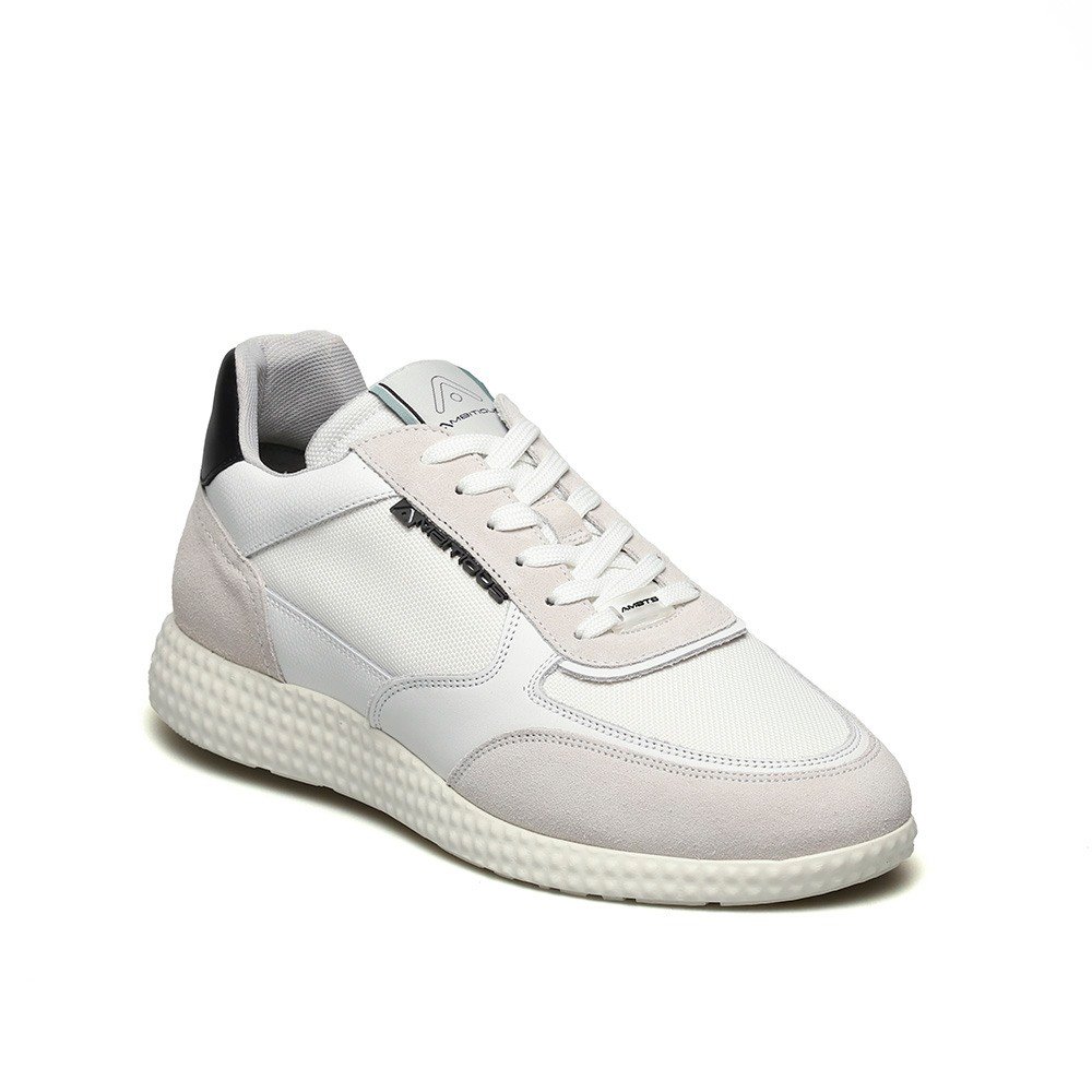 AMBITIOUS ΑΝΔΡΙΚΑ ΔΕΡΜΑΤΙΝΑ SNEAKERS 11458-4838AM ΛΕΥΚΑ - Image 2