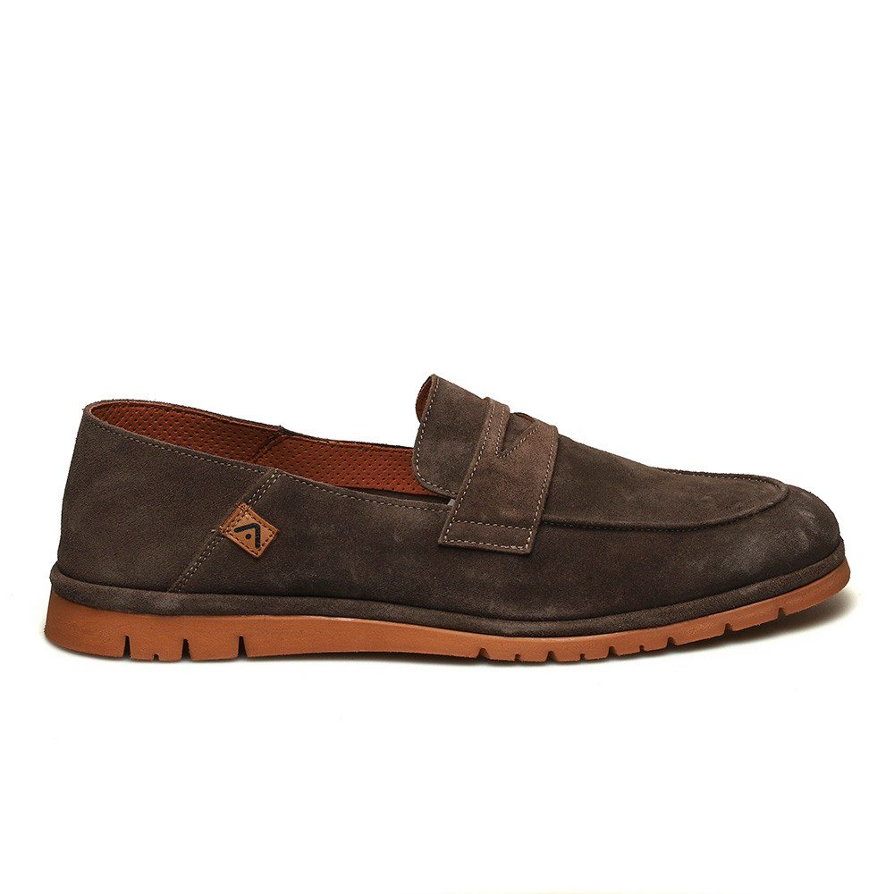 AMBITIOUS ΑΝΔΡΙΚΑ SUEDE LOAFERS 11372-1580AM DARK TAUPE