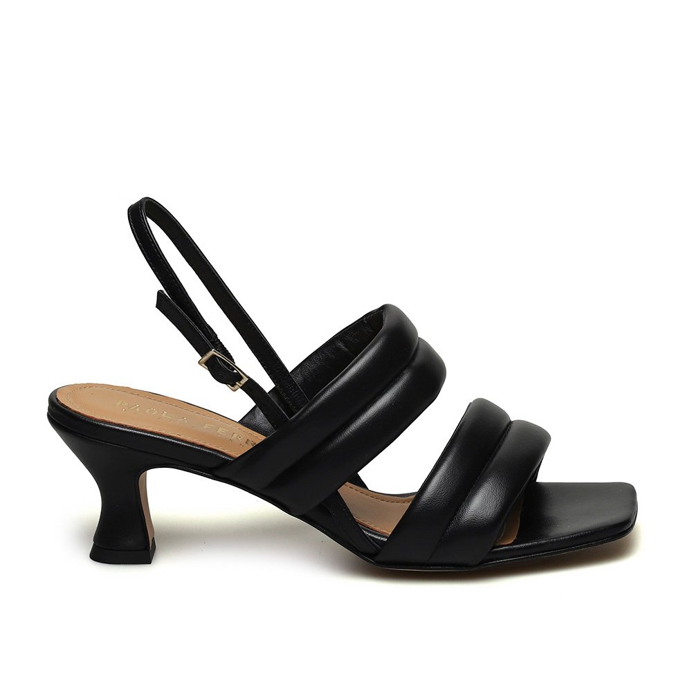 PAOLA FERRI ΓΥΝΑΙΚΕΙΑ ΔΕΡΜΑΤΙΝΑ ΠΕΔΙΛΑ D7441 ΜΑΥΡΑ