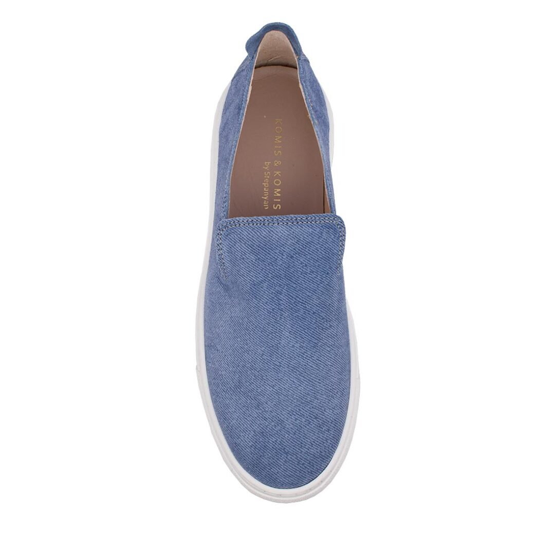 KOMIS & KOMIS ΓΥΝΑΙΚΕΙΑ ΔΕΡΜΑΤΙΝΑ LOAFERS B600 ΤΖΗΝ SUEDE - Image 5