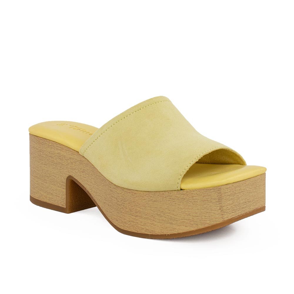 TAMARIS ΓΥΝΑΙΚΕΙΕΣ SUEDE ΠΑΝΤΟΦΛΕΣ ΜΕ ΤΑΚΟΥΝΙ 1-27243-38 670 LEMON - Image 2