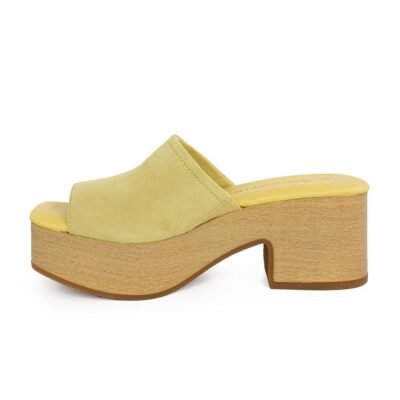 TAMARIS ΓΥΝΑΙΚΕΙΕΣ SUEDE ΠΑΝΤΟΦΛΕΣ ΜΕ ΤΑΚΟΥΝΙ 1-27243-38 670 LEMON - Image 3