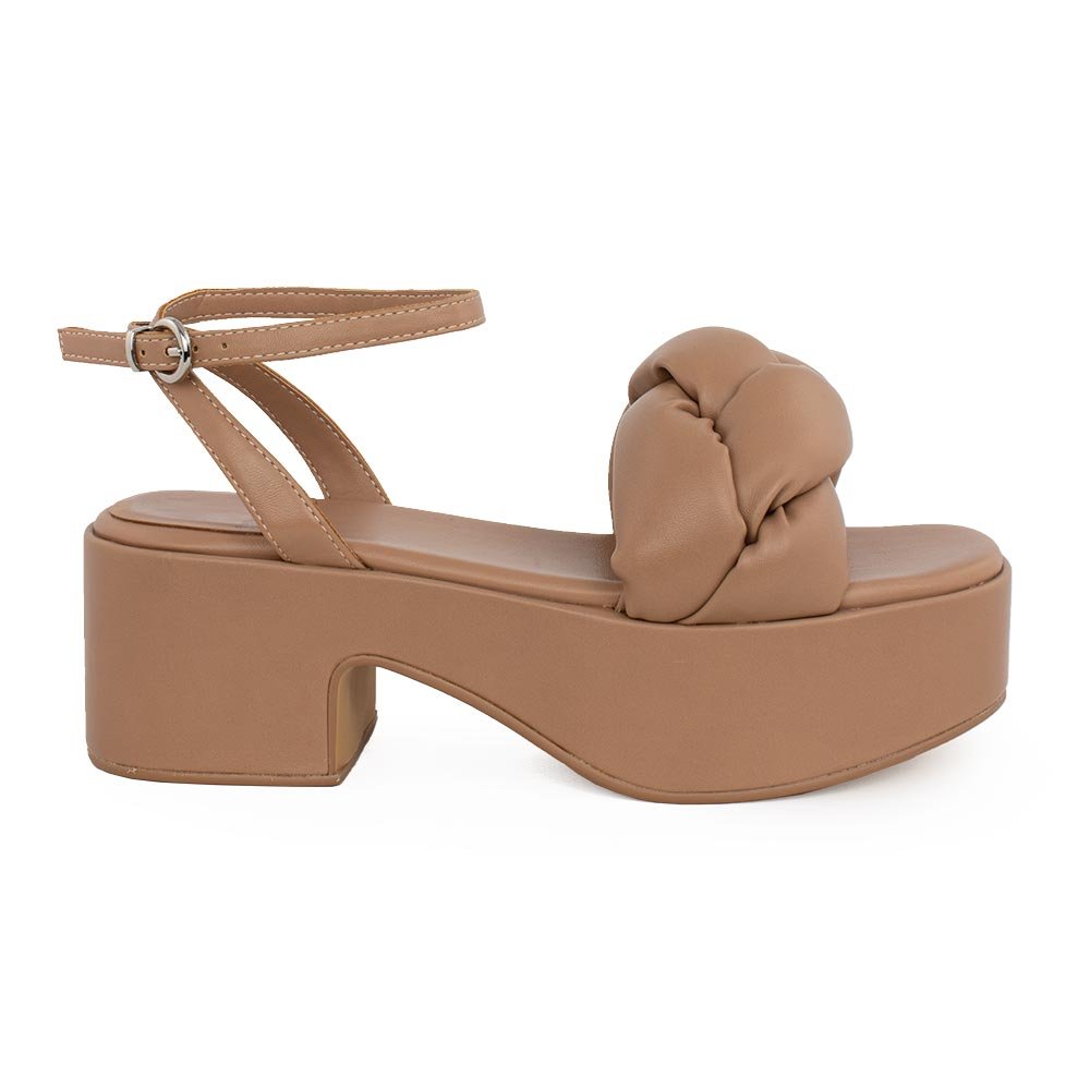 JEFFREY CAMPBELL ΓΥΝΑΙΚΕΙΕΣ ΔΕΡΜΑΤΙΝΕΣ ΠΛΑΤΦΟΡΜΕΣ BRAIDED ΜΠΕΖ