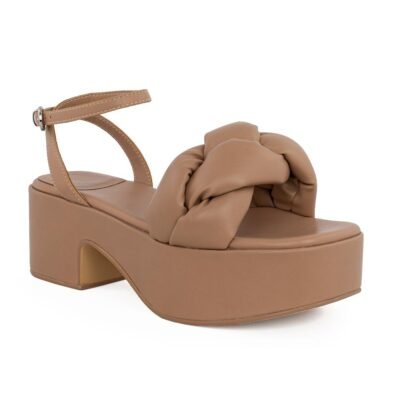 JEFFREY CAMPBELL ΓΥΝΑΙΚΕΙΕΣ ΔΕΡΜΑΤΙΝΕΣ ΠΛΑΤΦΟΡΜΕΣ BRAIDED ΜΠΕΖ - Image 2