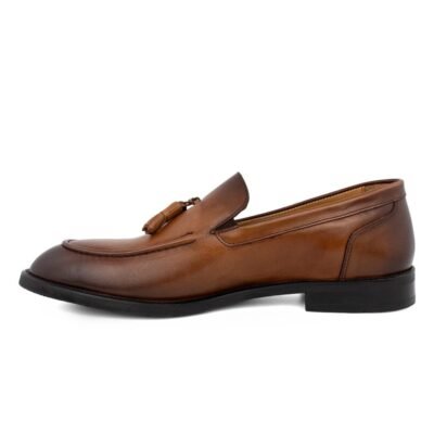 PHILIPPE LANG ΑΝΔΡΙΚΑ ΔΕΡΜΑΤΙΝΑ LOAFERS 6299 COGNAC - Image 3