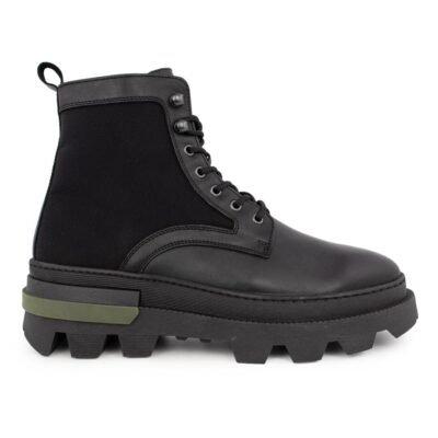 PERLAMODA ΑΝΔΡΙΚΑ ΔΕΡΜΑΤΙΝΑ ΣΠΟΡ ΜΠΟΤΑΚΙΑ 2277 ΜΑΥΡΑ