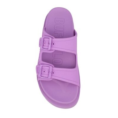 BUFFALO ΓΥΝΑΙΚΕΙΑ SLIDES EVE SOL LAVENDER VEGAN RUBBER - Image 5