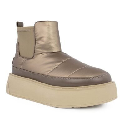 COLORS OF CALIFORNIA ΓΥΝΑΙΚΕΙΑ ΥΦΑΣΜΑΤΙΝΑ ΑΔΙΑΒΡΟΧΑ ΜΠΟΤΑΚΙΑ ΜΕ ΓΟΥΝΑΚΙ ΕΣΩΤΕΡΙΚΑ BLAST13 TAUPE - Image 2