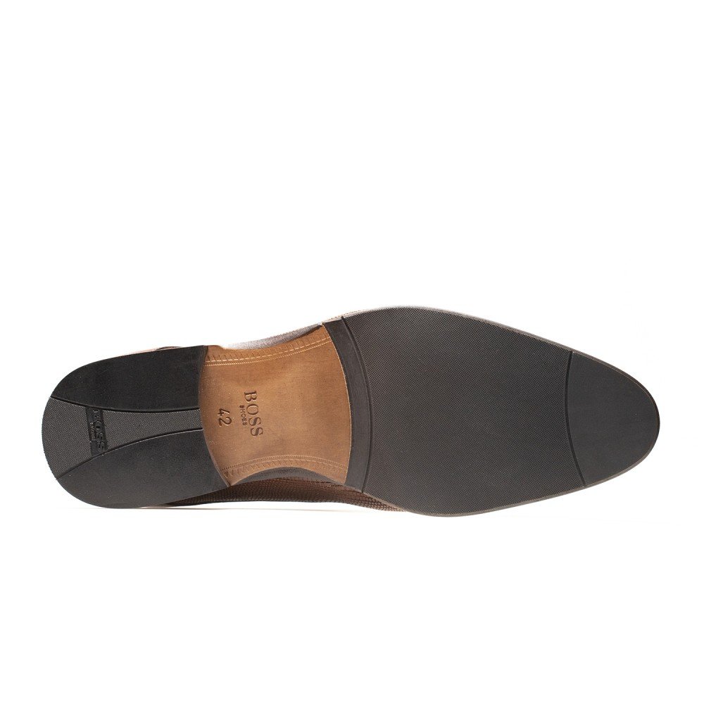 BOSS ΑΝΔΡΙΚΑ ΔΕΡΜΑΤΙΝΑ ΚΛΑΣΙΚΑ ΠΑΠΟΥΤΣΙΑ N6310 ΜΑΥΡΟ RAPTOR - Image 4