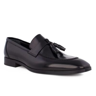BOSS SHOES ΑΝΔΡΙΚΑ ΔΕΡΜΑΤΙΝΑ ΚΛΑΣΙΚΑ LOAFERS Z7517 BLACK - Image 2