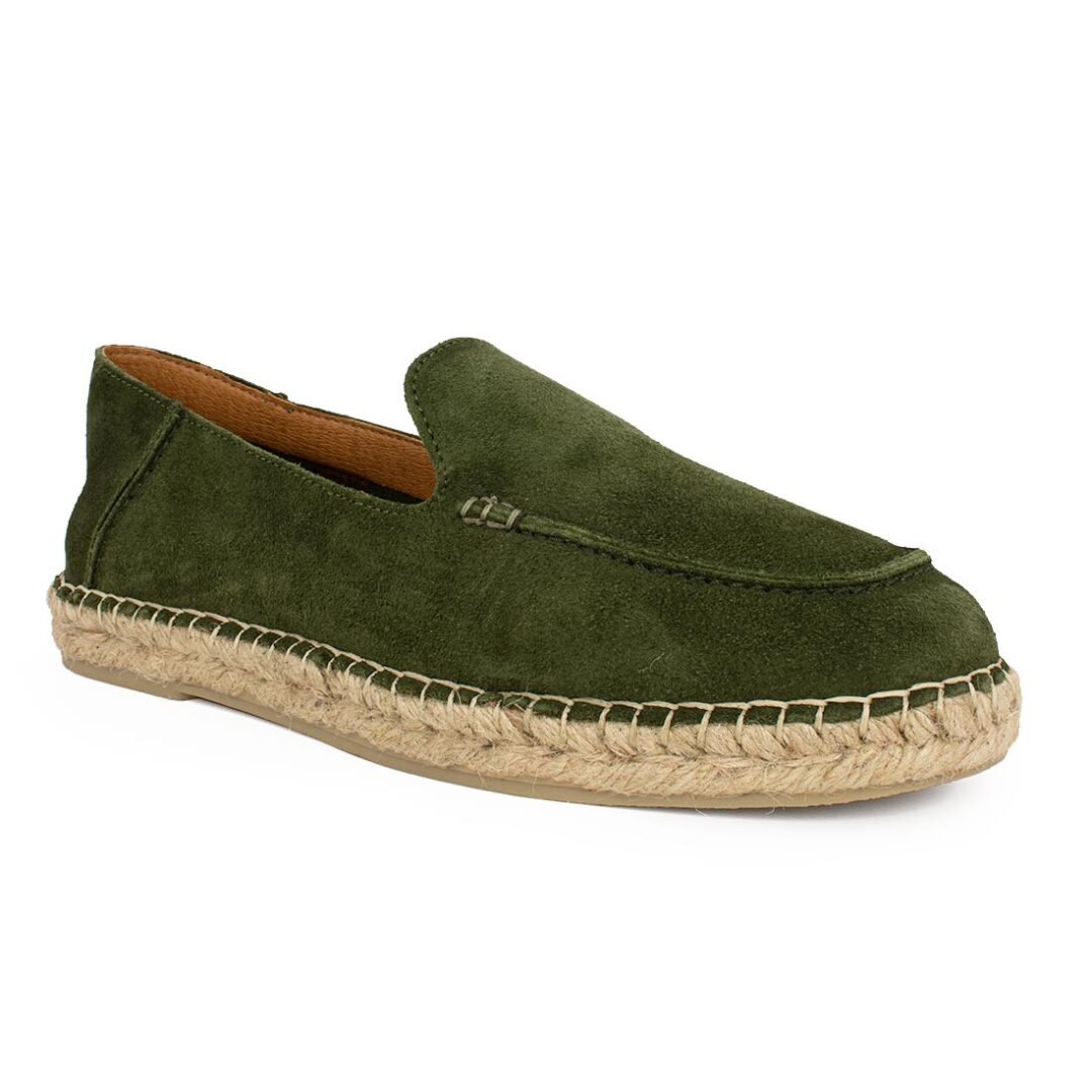 FRAU ΑΝΔΡΙΚΕΣ ΔΕΡΜΑΤΙΝΕΣ ΕΣΠΑΝΤΡΙΓΙΕΣ 18D2 7545 GREEN SUEDE - Image 2