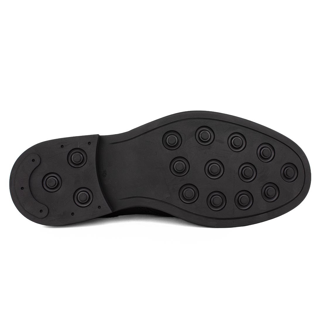 BOSS SHOES ΑΝΔΡΙΚΑ ΔΕΡΜΑΤΙΝΑ MONK STRAP LOAFERS X7261 BLACK - Image 4