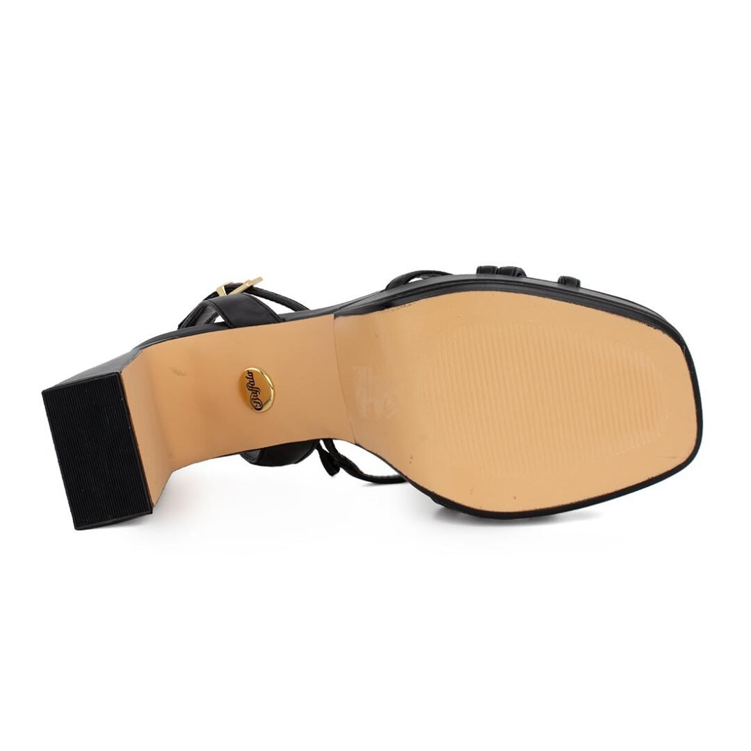 BUFFALO ΓΥΝΑΙΚΕΙΑ ΠΕΔΙΛΑ CHERRY CAGE VEGAN NAPPA BLACK - Image 4