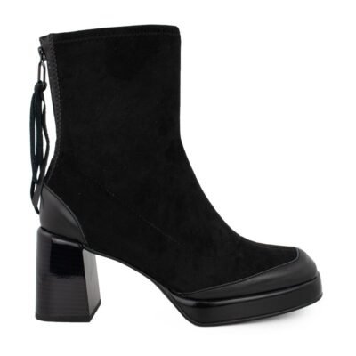 HISPANITAS ΓΥΝΑΙΚΕΙΑ ΜΠΟΤΑΚΙΑ ΜΕ ΤΑΚΟΥΝΙ HI233115 BLACK VELOUR