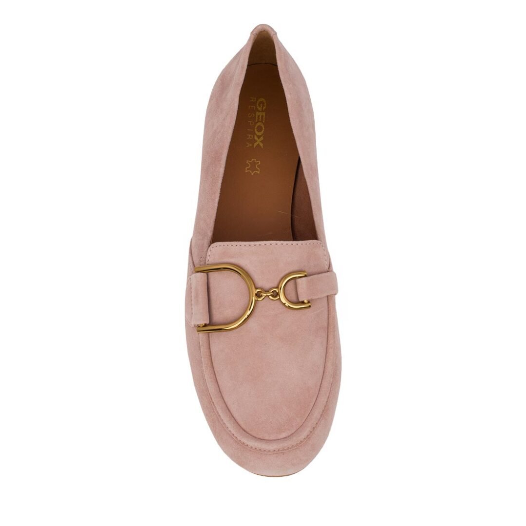 GEOX ΓΥΝΑΙΚΕΙΑ ΔΕΡΜΑΤΙΝΑ DRIVER LOAFERS D PALMARIA J DK SKIN GOAT SUEDE - Image 5