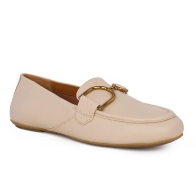 GEOX ΓΥΝΑΙΚΕΙΑ ΔΕΡΜΑΤΙΝΑ DRIVER LOAFERS D PALMARIA J LIGHT SAND - Image 2