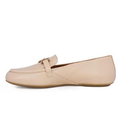 GEOX ΓΥΝΑΙΚΕΙΑ ΔΕΡΜΑΤΙΝΑ DRIVER LOAFERS D PALMARIA J LIGHT SAND - Image 3