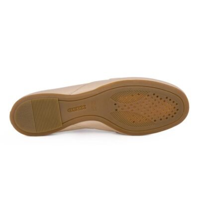 GEOX ΓΥΝΑΙΚΕΙΑ ΔΕΡΜΑΤΙΝΑ DRIVER LOAFERS D PALMARIA J LIGHT SAND - Image 4
