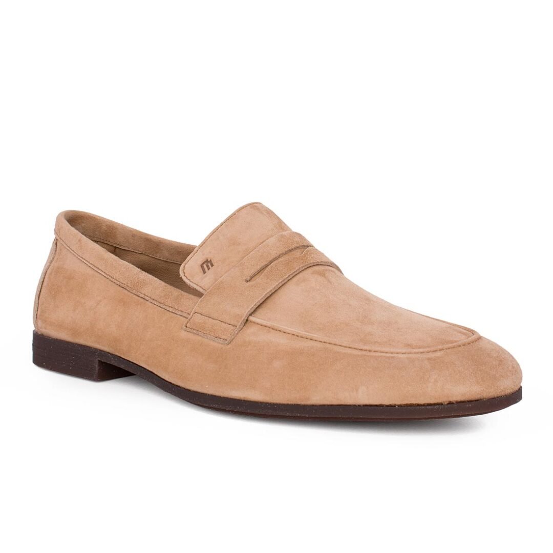 FRAU ΑΝΔΡΙΚΑ ΔΕΡΜΑΤΙΝΑ LOAFERS 34B5 12942 COCCO SUEDE - Image 2