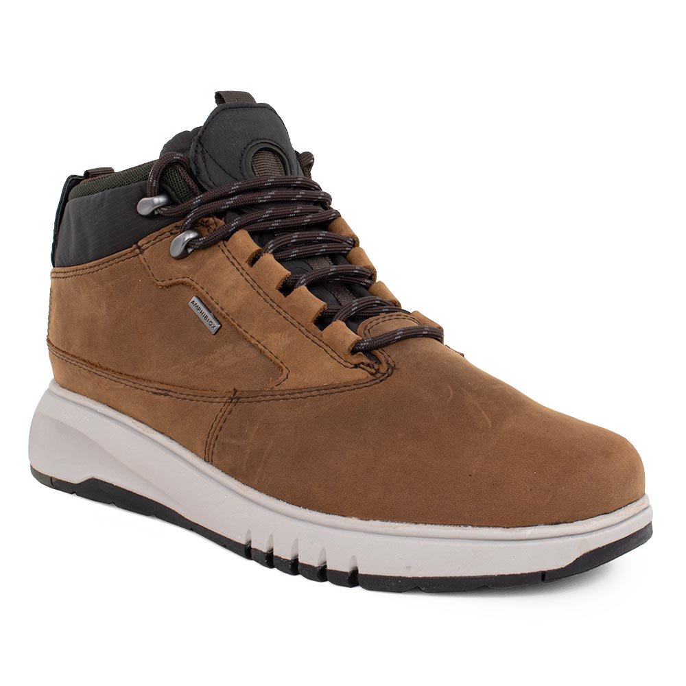 GEOX ΑΝΔΡΙΚΑ ΔΕΡΜΑΤΙΝΑ ΑΔΙΑΒΡΟΧΑ AMPHIBIOX ΜΠΟΤΑΚΙΑ AERANTIS 4X4 B ABX A COFFEE - Image 2