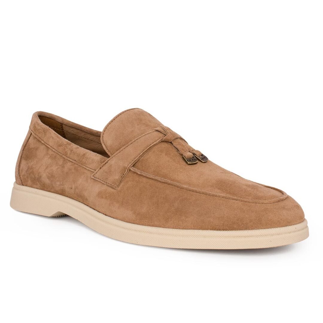 FRAU ΑΝΔΡΙΚΑ ΔΕΡΜΑΤΙΝΑ LOAFERS 32B2 15542 COCCO SUEDE - Image 2