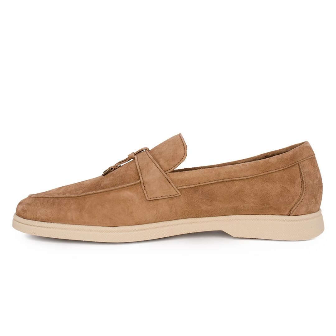 FRAU ΑΝΔΡΙΚΑ ΔΕΡΜΑΤΙΝΑ LOAFERS 32B2 15542 COCCO SUEDE - Image 3
