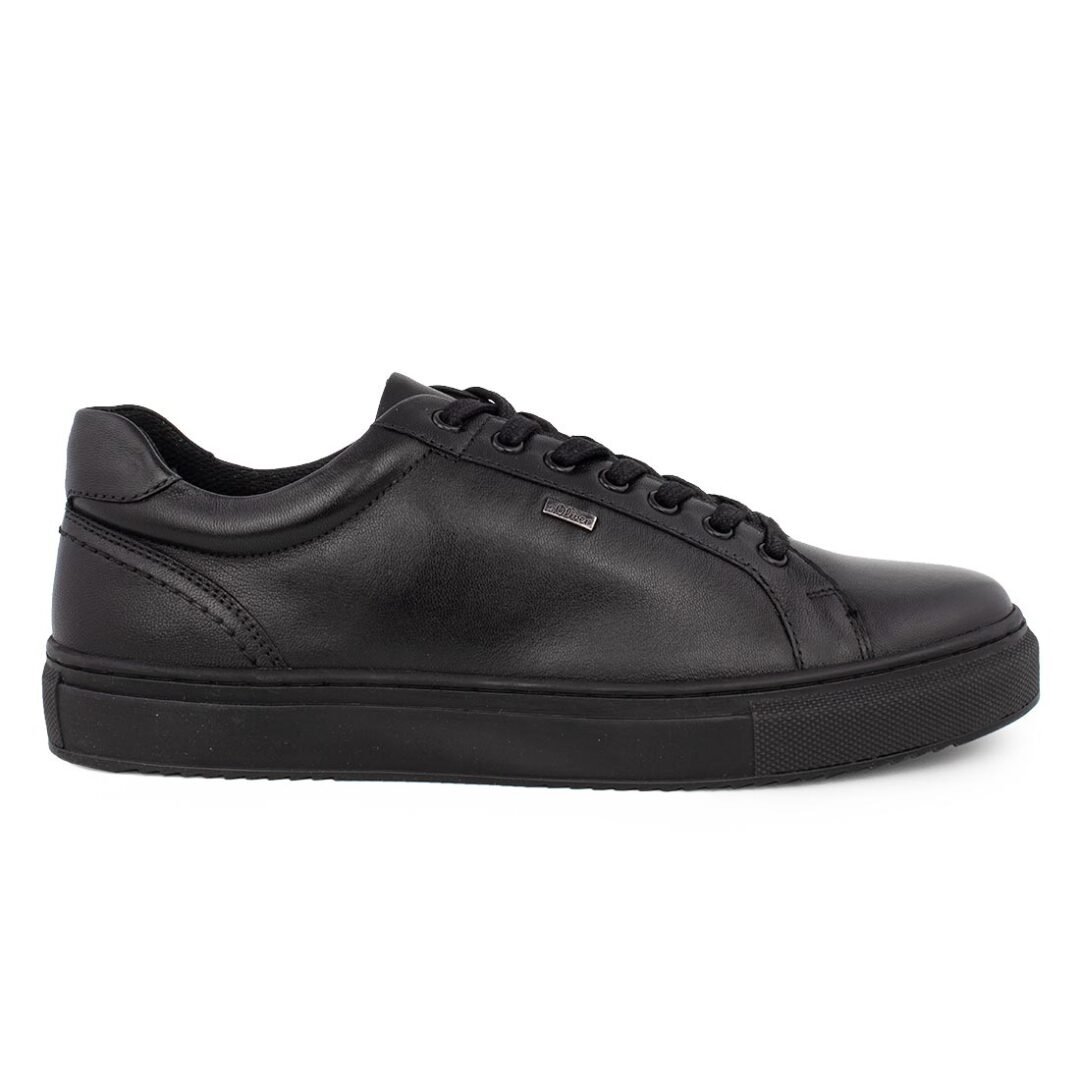 S.OLIVER ΑΝΔΡΙΚΑ ΔΕΡΜΑΤΙΝΑ CASUAL ΠΑΠΟΥΤΣΙΑ 5-13605-41 001 BLACK