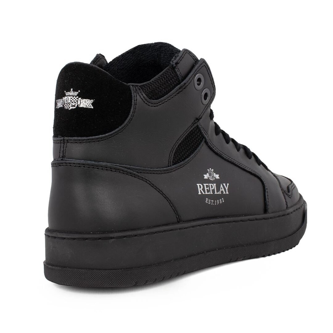 REPLAY PREMIUM ΑΝΔΡΙΚΑ ΔΕΡΜΑΤΙΝΑ RELOAD PREMIUM RZ3R0010L 0003 BLACK - Image 5